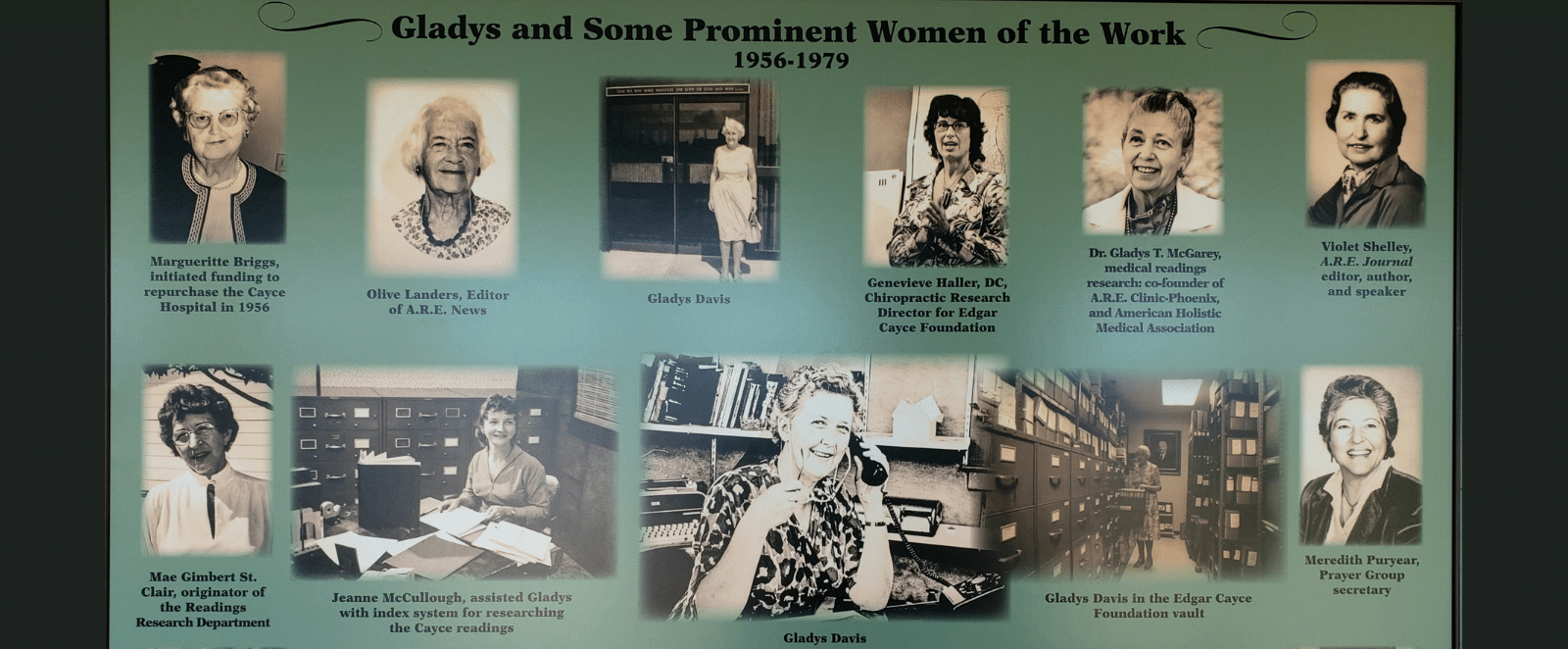 Gladys Davis and Prominent Women of the Work